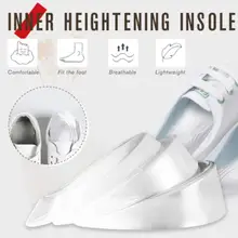 Внутренний увеличивающий рост гель для стельки увеличивающая стелька прозрачная невидимая амортизация для мужчин и wo для мужчин толстая часть половинной пятки