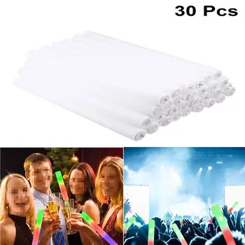 

30pcs Multi Color LED Foam Glow Stick Fluorescent Light Sticks for Concert Wedding New Year Christmas Halloween Party Supplies