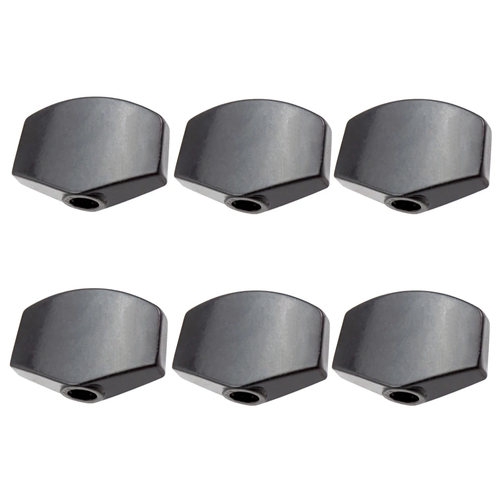 Electric/Acoustic Guitar Metal Tuner Tuning Pegs Large Button Cap 6pcs/Pack