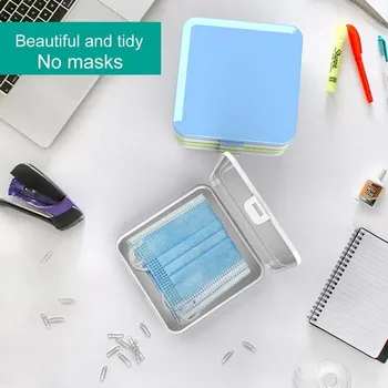 

1pcs Box Masks Save Box Masks Cover For Masks Storage Box Holder PP Antivirus Dust-proof Portable Disposable Box Masks Save