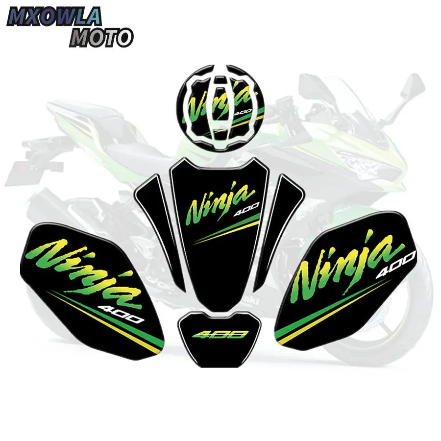 3D наклейка эмблема защитная накладка на бак чехол для ниндзя 400 2018 | Автомобили и