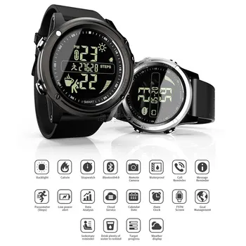 

LOKMAT MK07 Smart Watch Bluetooth SmartWatch with1.25 inch FSTN Screen Waterproof Fitness Remote Camera for Android iOS