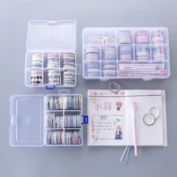 

(100 Pieces/lot) Washi Tape Set Dream Weaving Line Series Basic Handbook Simple Stickers Masking Tape