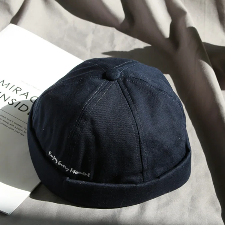 

Hat Women's Fashion Spring And Summer Korean-style Couples Street Cool Hip Hop Hat Rogue without Brim Autumn And Winter Skullcap