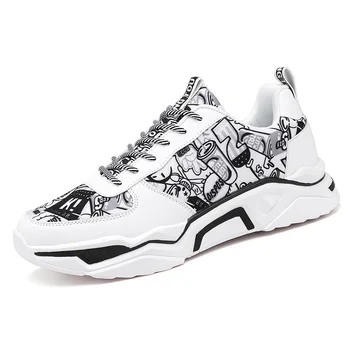 

Men's Shoes Fashion Light Sports Casual Shoes Trendy Shoes Men Lace Up Sneakers Zapatos Hombre Size 39-44