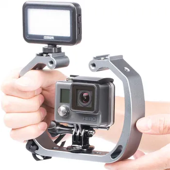 

Handle Grip Stabilizer For GoPro Hero 9 8 7 Hero Black Aluminum Alloy Micro Film Underwater Diving Rig Action Cameras Accessory