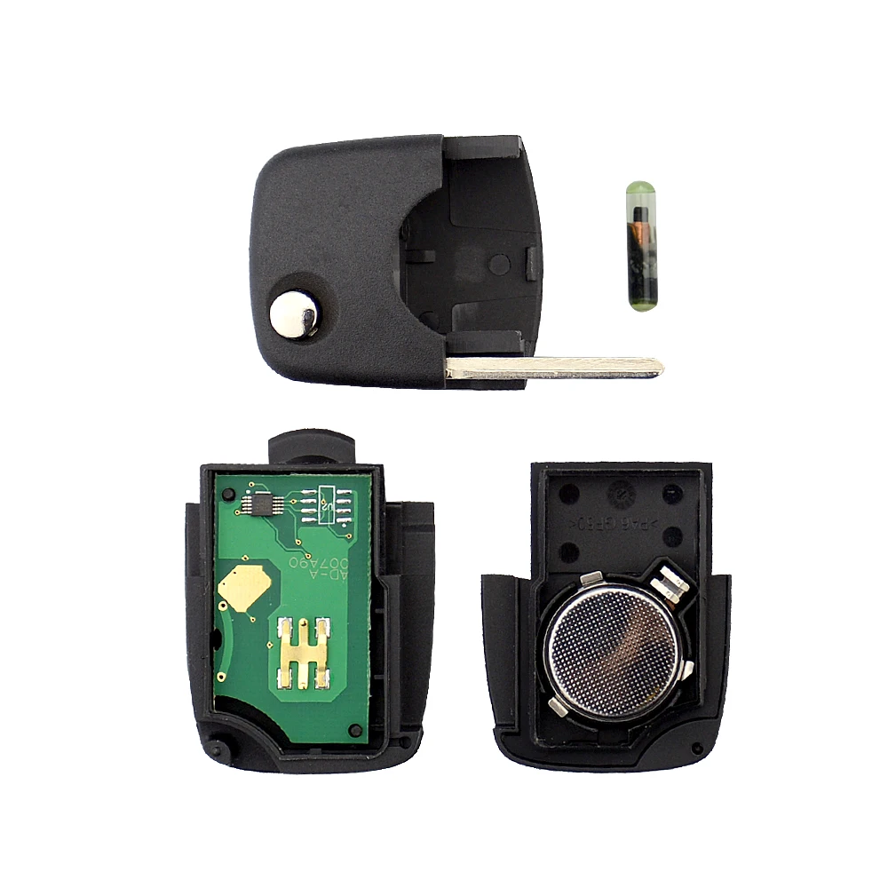 OKEYTECH REMOTE CONTROL FOR AUDI CAR KEY FOR AUDI TT A4 A6 A8 QUATTRO RS4 1995-2004 2 3 4 BUTTONS 433MHZ ID48 CHIP UNCUT BLADE