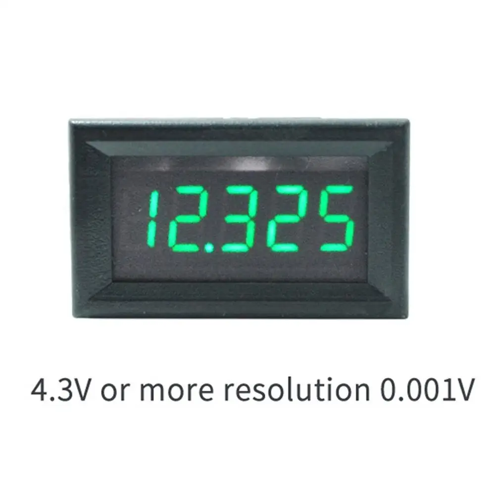 DC 0-4.3000V-33.000V двойной светодиодный 5-бит цифровой вольтметр Амперметр Напряжение +
