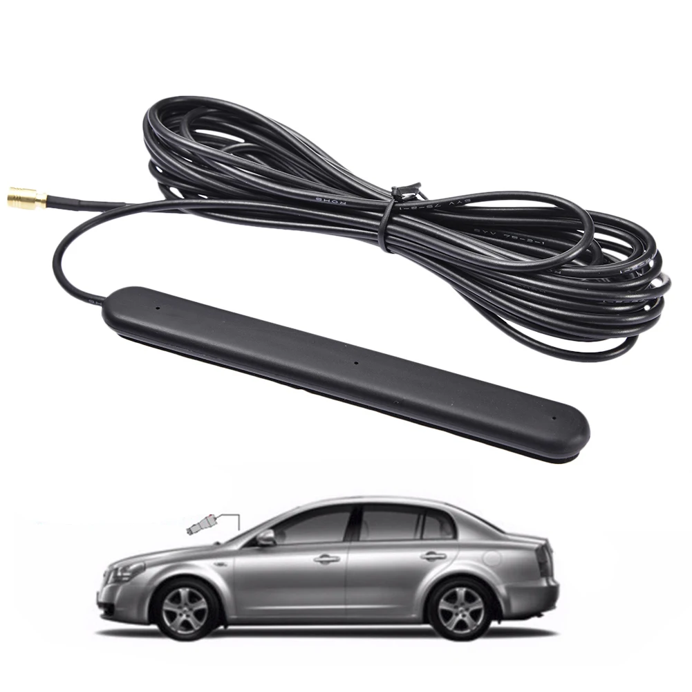 12V Стекло крепление Европейский DAB автомобиля радио антенна усиленная Антенна Внутренняя SMB разъем приемная антенна для окна автомобиля