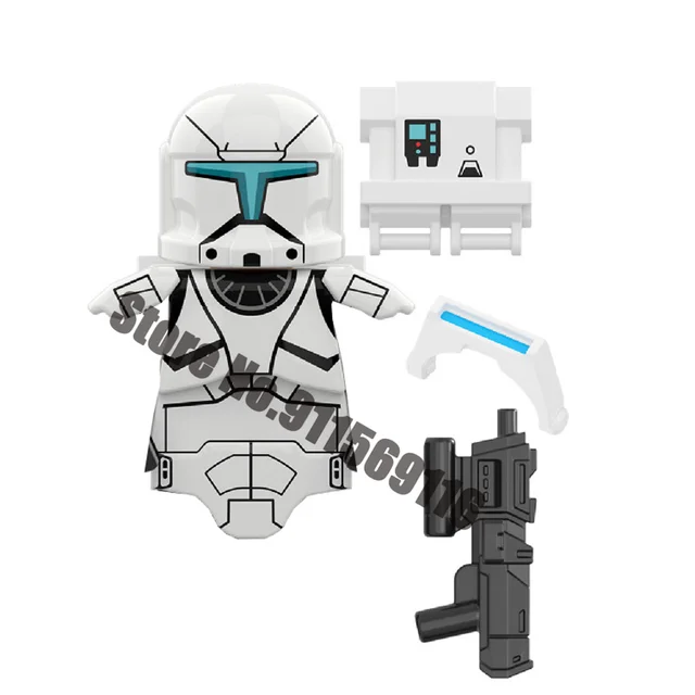 DISNEY Clone Trooper Building Blocks LUKE Skywalker Mandalorians Boba Fett Palpatine Yoda R2D2 C-3PO Star Bricks Figure Wars Toy D-XP369