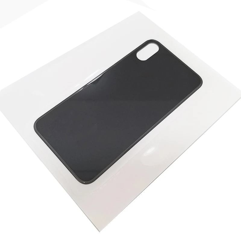 Задняя крышка с большим отверстием стекло для iPhone XS MAX X ЖК экран заднее запасные