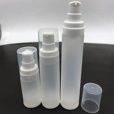 

10pcs/lot 15ml 30ml 50ml Empty Plastic Cosmetic Bottle Travel Liquid Bottles Transparent Airless Pump Vacuum Toiletries Containe
