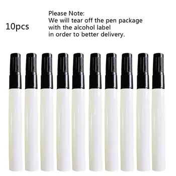 

10Pcs Portable Alcohol Antibacterial Pen Disinfection 75% Alcohol Elevator Dedicated Zero Touch Press Pen Open Door Pen