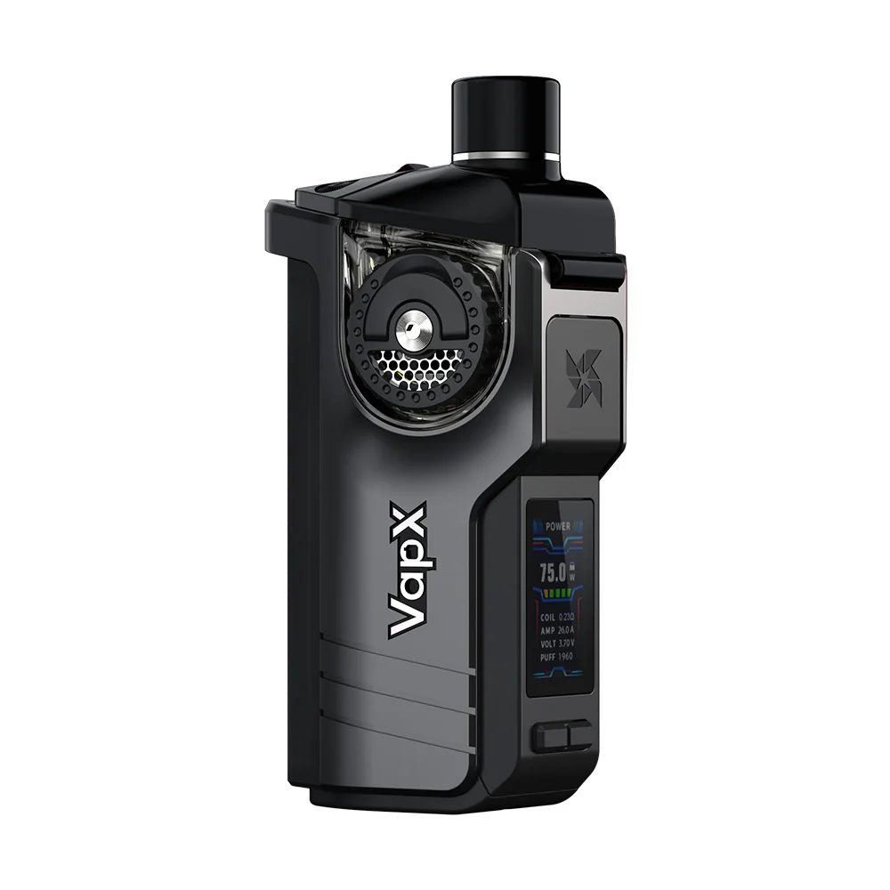 VapX гейзер Pod Системы комплект приведенный в действие 21700/18650 Батарея 100 Вт