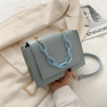 

2020 New Fashion Women PU Leather Flap Female Chain Crossbody Bags Sac A Main Femme Designer Shoulder Bag Ladies Handbags
