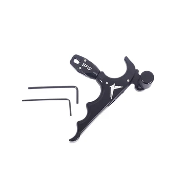 

SPG WOLF 440C 3 Finger Stainless Steel Release Aid Archery Caliper Release for Compound Bow Archery Arrows and Bow Release