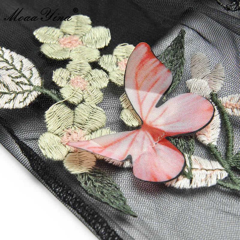 MoaaYina Fashion Designer dress Spring Autumn
