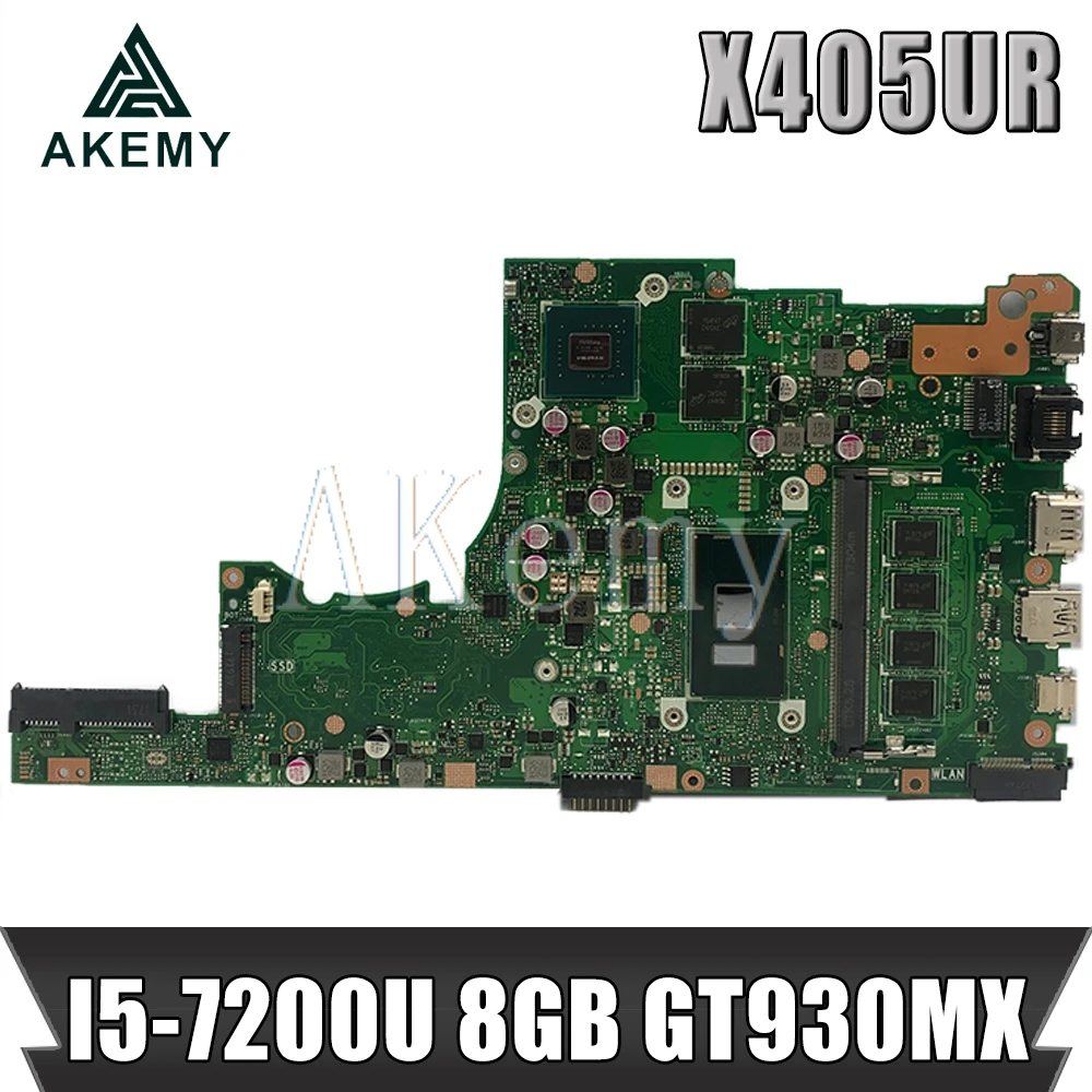  Akemy X405UR For ASUS X405U X405UN X405UR X405URR X405URP X405UQ X405UF Laotop Mainboard X405UR Mot