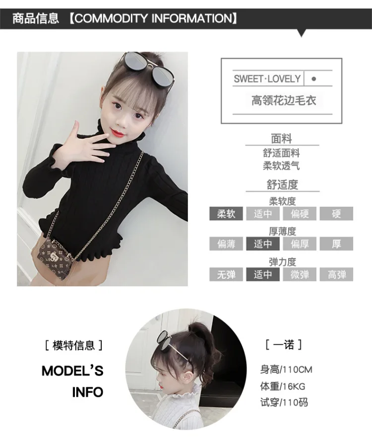 Свитер для девочек детский вязаный трикотажный пуловер с заниженной талией г., новая стильная осенняя одежда для больших детей, корейский стиль, западный стиль