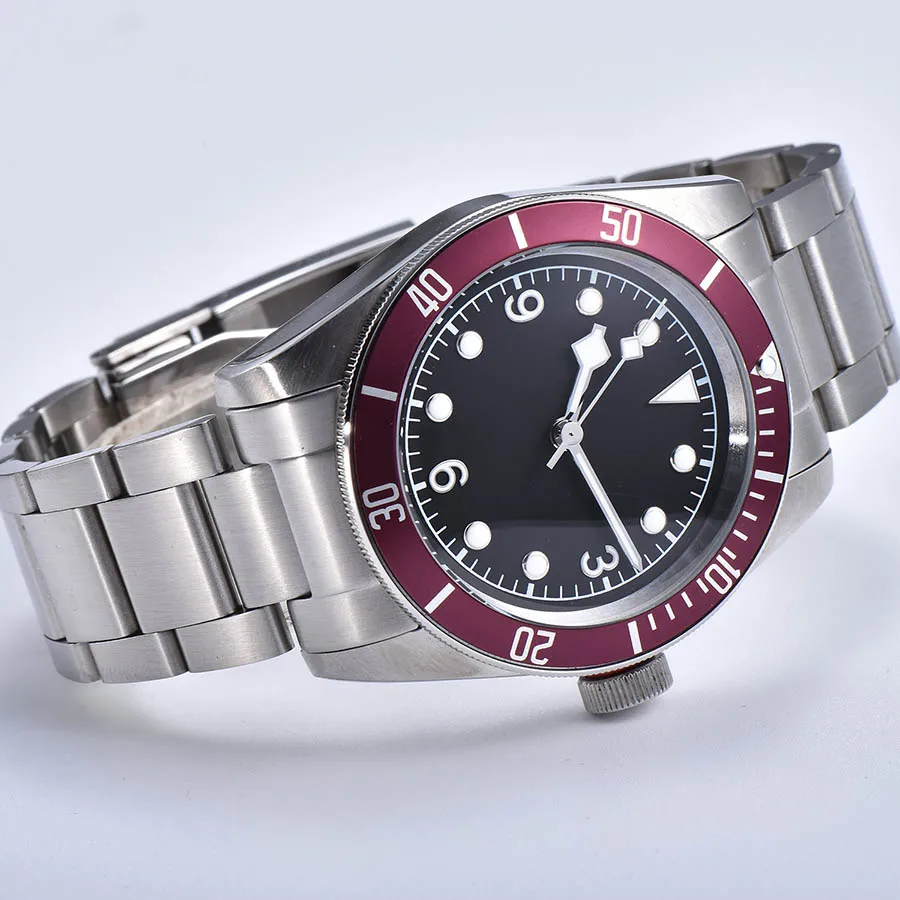 

watch men automatic mechanical watch Luminous waterproof 316L Solid stainless steel 41MM DT5666