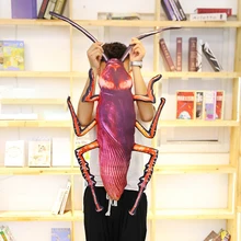 35-75 cm new analog cockroach 3D insect plush toy soft stuffed plush pillow mischievous toy gift WJ276 minocool simulation cockroach plush toy insect stuffed plush animals cockroach soft pillow toys children nursery girl gifts