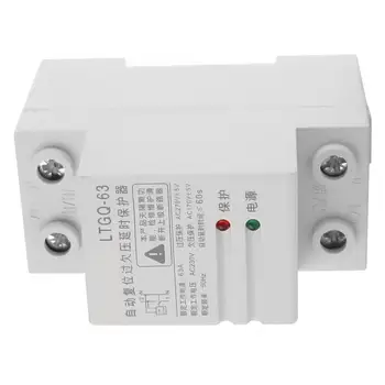 

230V Adjustable Automatic Reconnect Over Voltage And Under Voltage Conservation Relay 2P63A High Quality