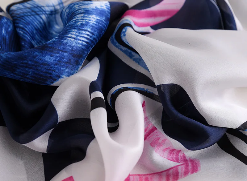 Роскошные Брендовые женские шелковые шарфы, шали, женские дизайнерские мягкие шарфы, пашимина женская летняя накидка для пляжа, бандана