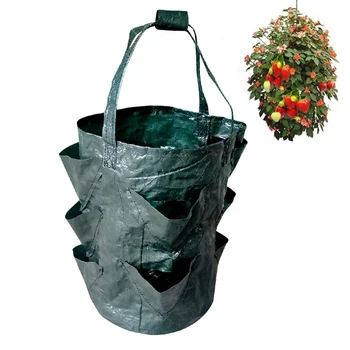 

Multi-mouth Plant Growing Bag Garden Planting Pouch Bags Reusable Root Plant Bag