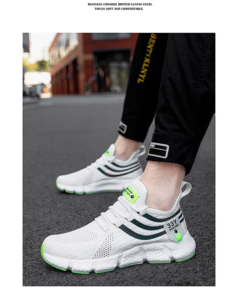 Men's Sneakers Mesh Breathable Running Shoes Male Light Non-slip Classic Sports Casual White Shoes Women Couple Tenis Masculino