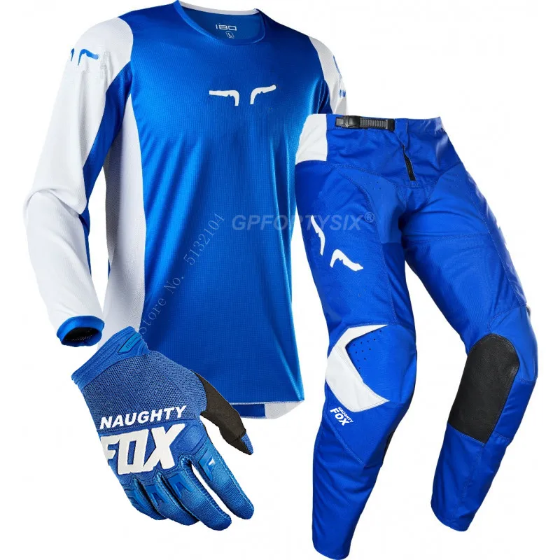 MX гоночный костюм 180 Prizm для мотокросса Джерси и брюки MX Combos DH ATV MTB велосипедные перчатки для мотоцикла комплект передач