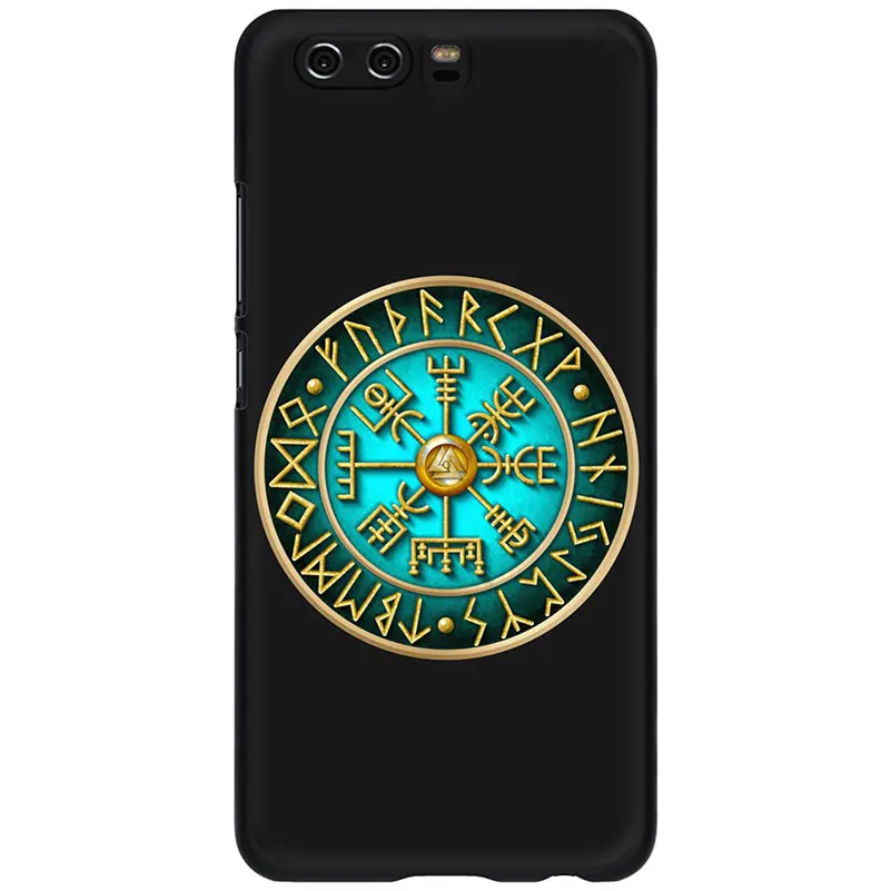B8 EWAU Viking Vegvisir Odin скандинавский мягкий чехол для телефона huawei Honor view 20 9X 6A 7A 7C 7X 8C 8X Pro 8 9 10 Lite - Цвет: B8