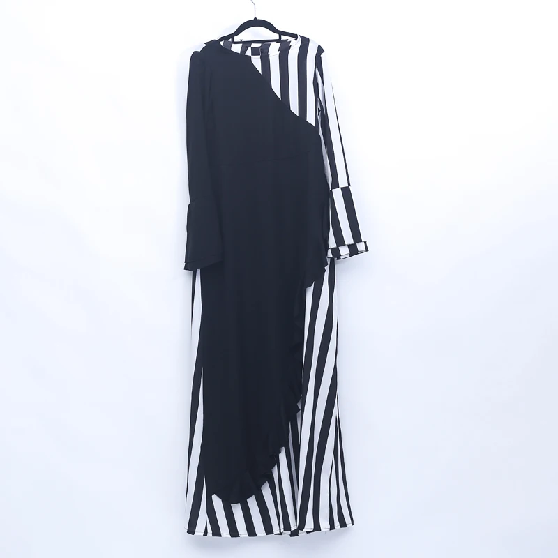 Black dress Vestidos Arabes abaya Турция исламский арабский хиджаб длинное мусульманское платье Кафтан Дубай Кафтан Tesettur Elbise Robe Musulmane Longue - Цвет: Black dress