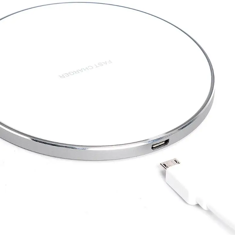 10 Вт Быстрое беспроводное зарядное устройство USB Qi зарядное устройство для iPhone XS Max XR X 8 Plus