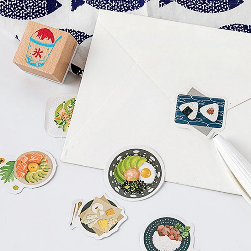 46 шт. милые канцелярские наклейки s Kawaii Foods Декор Наклейка пуля журнал стикерные игрушки для детей DIY Скрапбукинг ежедневник, альбомы