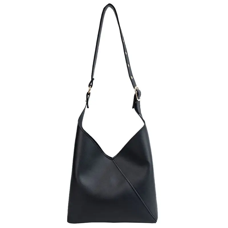 

Women Shoulder Messenger Bags Structured Handbag PU Leather Casual Style Joker Delicate Hardware Large Capacity Ladies Pack