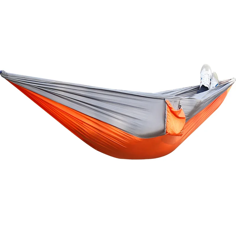 Travel Double Hammock Camping Parachute Hamak Survival Hamac Outdoor Furniture Leisure Sleeping Hamaca 270x140cm/106.3x55.1in