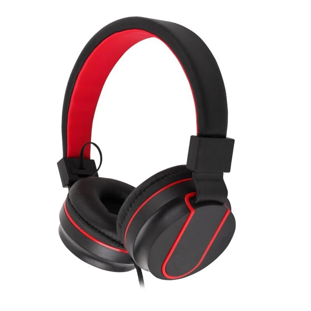 Head Mounted Earphones Gaming Headset with In line Mic Noise Cancelling Foldable Adjustable 3 5mm Headset for PC PS4 XBOX One