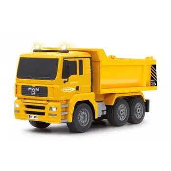 

Camion MAN Jamara (405002) yellow color, remote control, realistic engine sound, with horn sound and back gear, toy