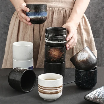 

New Coffee Cups Ceramics Mugs Sake Tea Mug Drinkware Cup Ceramic Latte Japanese Handmade Coffee Mug
