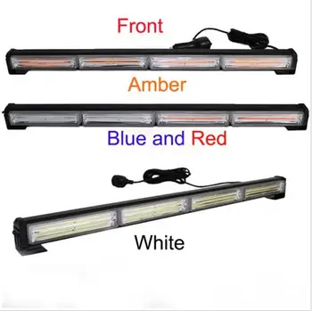 

CYAN SOIL BAY White 23'' high power 72w cob external warning light emergency strobe light bar