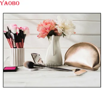 

2020 New Year Gift Diamond Painting Makeup cosmetic art DIY 5D Full Square round Diamond Embroidery Mosaic 3d Cross Stitch