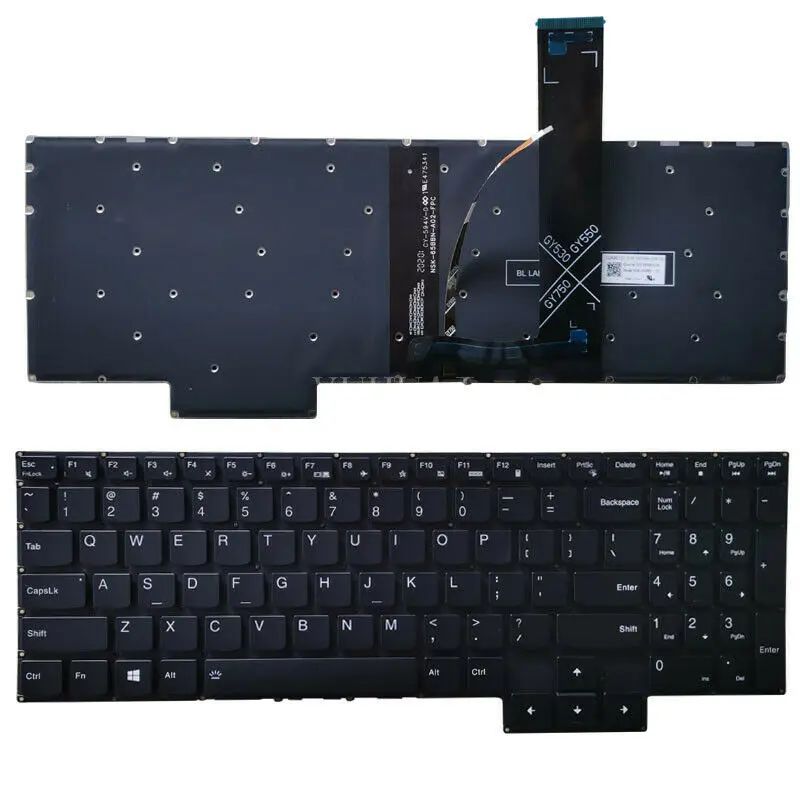 Nuovo Computer Portatile Per Lenovo Larhon Nero Retroilluminato Us Tastiera Inglese Carattere Blu Legione 5 Pro-16Ach6 Pro-16Ach6H Pro-16Ith6 Pro-