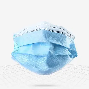 

3-Layer Face Mask Anti Dust Masks filter add Anti Splash Mask 100pcs/50pcs/10pcs Protective Face Shield Disposable Mask