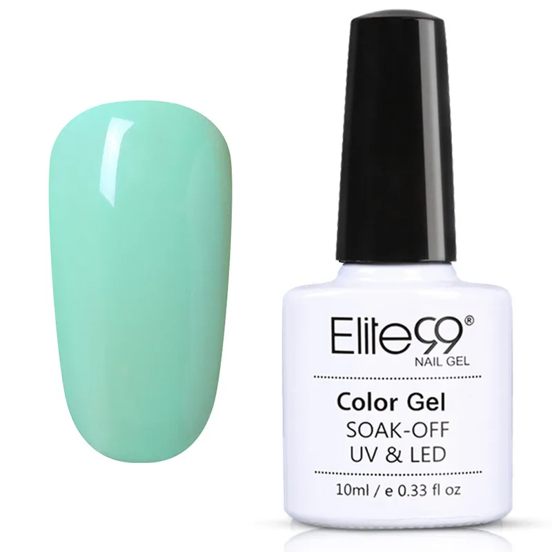 Elite99 Alcoholic Removal One Step Gel 10ml One Step UV Gel Varnish 3 in 1 Nail Polish LED Soak off Hybrid Long Last Gel Lacquer - Цвет: 0029