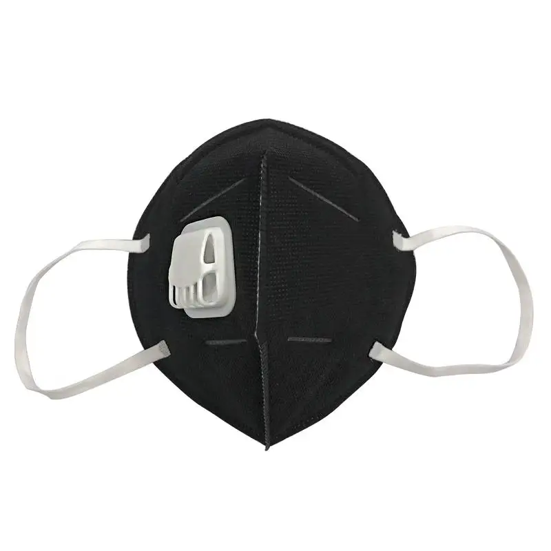 Kuulee 2 шт одноразовая Высококачественная защитная маска для лица против загрязнений маска с воздушным фильтром дышащая Пылезащитная маска - Цвет: Black with carbon