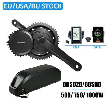 

48V 1000W Bafang Motor BBSHD BBS03B Electric Bicycle Conversion Kit with Battery 48V 13/16AH 52v 17.5ah Ebike Mid Drive Motor