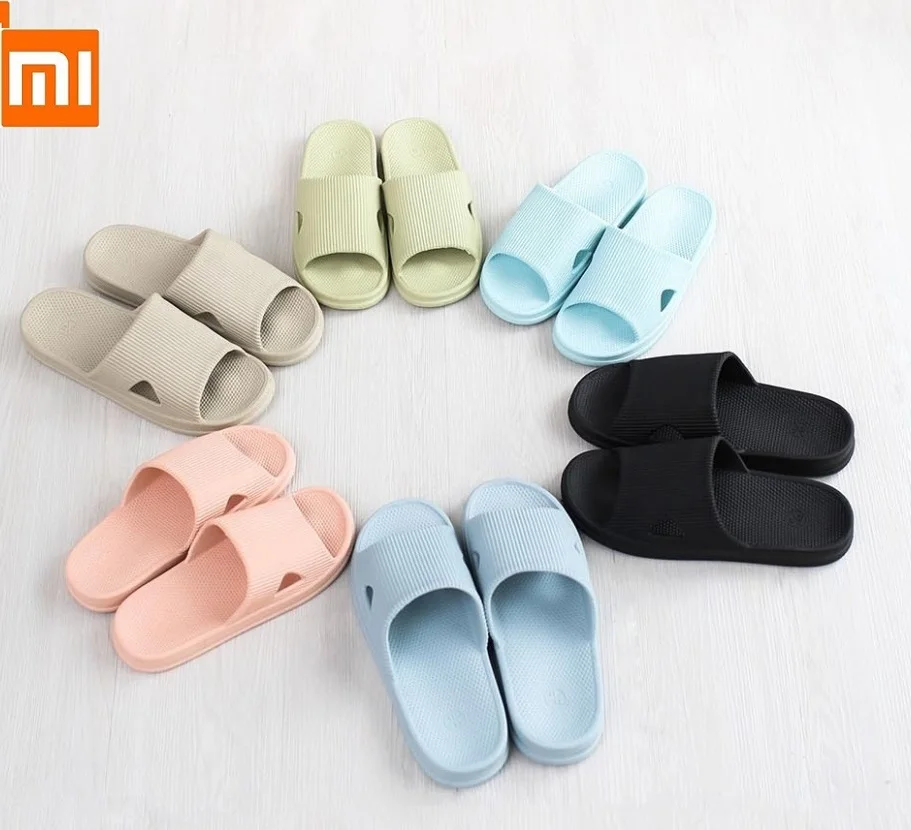 Шлепанцы Xiaomi One cloud family для мужчин и женщин Нескользящие мягкая подошва душа дома