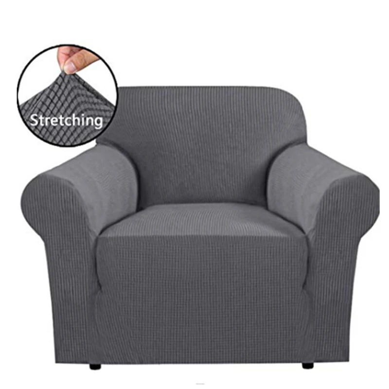 Жаккардовый эластичный чехол для кресла гостиной 1 местный диван крышка мебель покрывало для дивана чехол покрывало на кресло эластичный