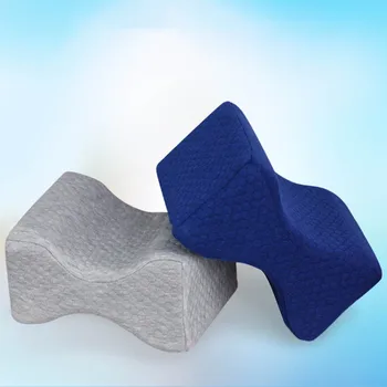 

Back Support for Side Sleep 1Pcs Knee Pillows Slow Rebound Leg Clamping Pillow Cushion Pad Memory Foam Plaid Pattern Bone Shape