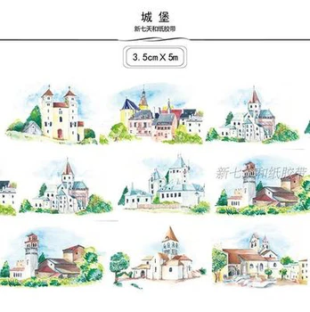 

Castle/Alice/flower Girl Washi Tape stock clear